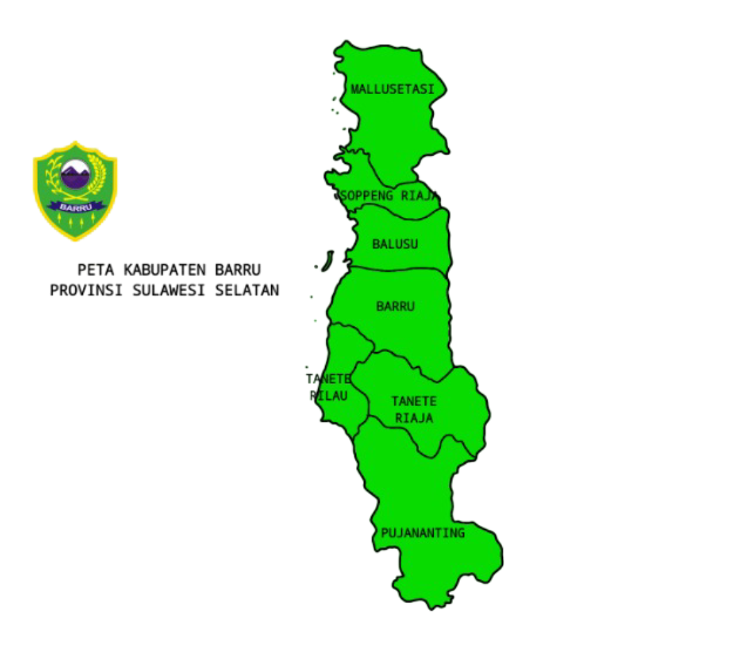 Peta Kabupaten Barru